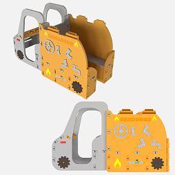 Машина "Бензовоз" с бизи-элементами