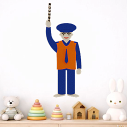 Элемент настенной панели "Полицейский", мягкий полимер