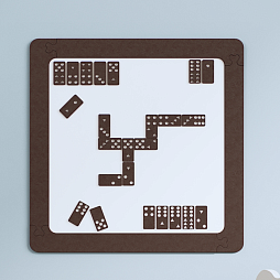 Настенная логическая игра Домино с магнитами, мягкий полимер