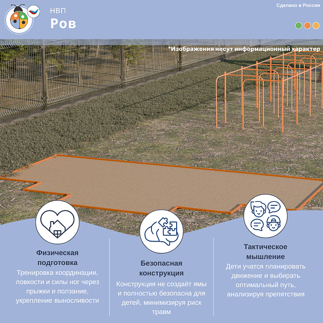 Уличное препятствие для НВП и ОБЖ "Ров"