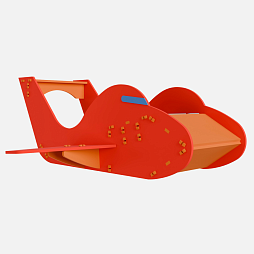 Игровая интерактивная мебель "Самолет" сборная из мягкого полимера