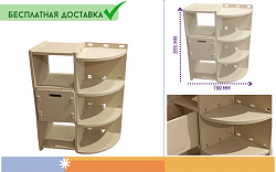 Стеллаж с полками акционный