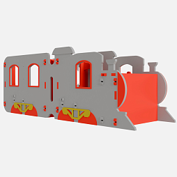 Игровой комплект мягкой сборной мебели "Поезд" с интерактивными элементами